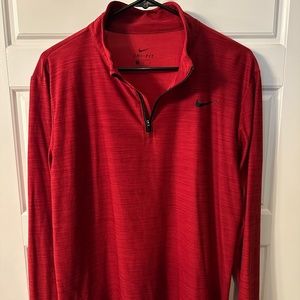 Men’s Nike Breathe Dry Quarter Zip Long Sleeve Training Top